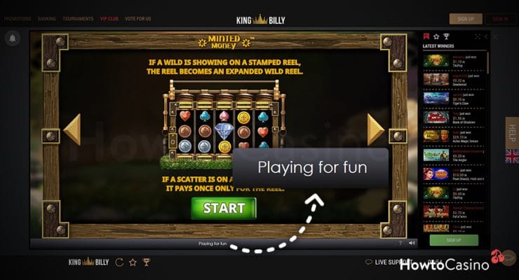 Playing Minted Money for Free