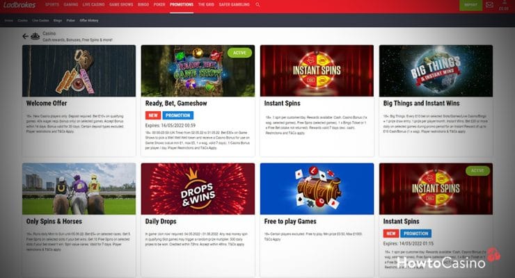 Visit the Promotions Section